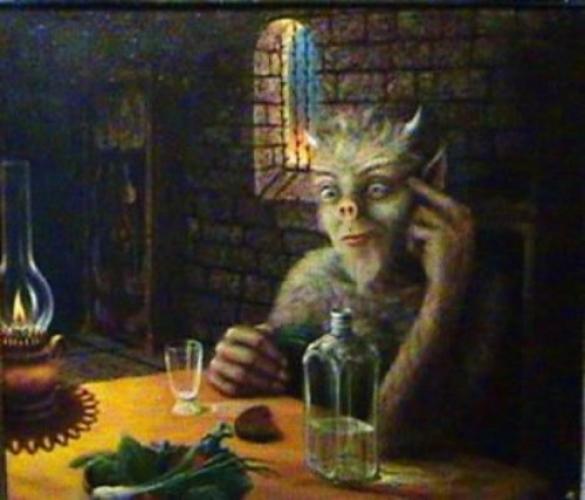 Чёрта посадили