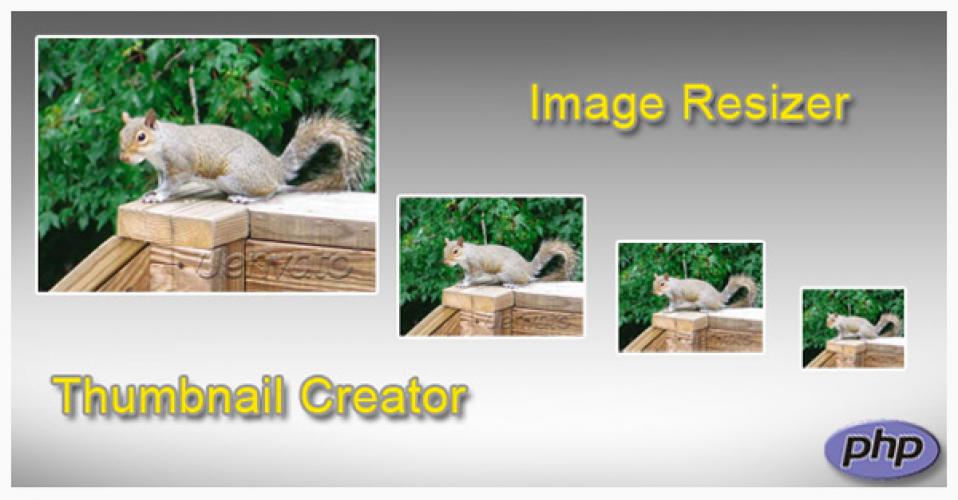 Изменение размера изображения средствами PHP