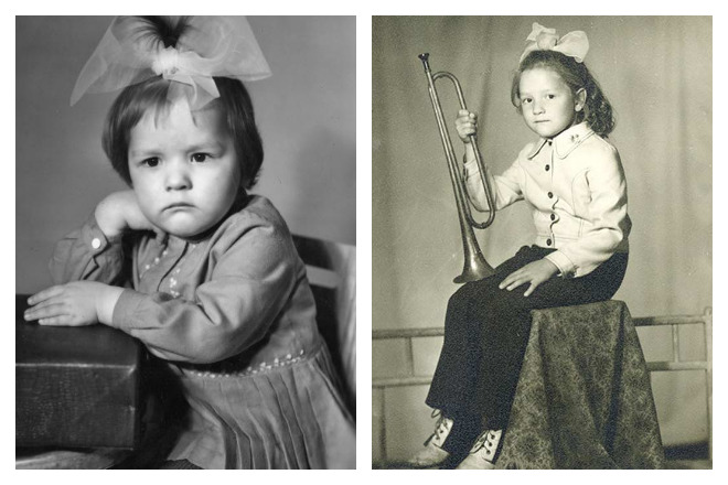 Татьяна Буланова в детстве