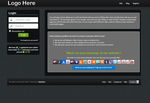 Скрипт Pes Pro 2.0.2 - сервис социального обмена