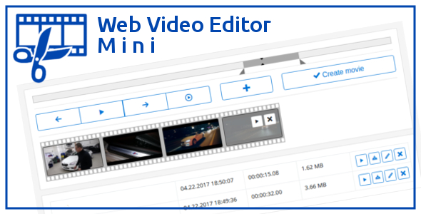 Web Video Editor Mini v1.2.1 - простой видео редактор