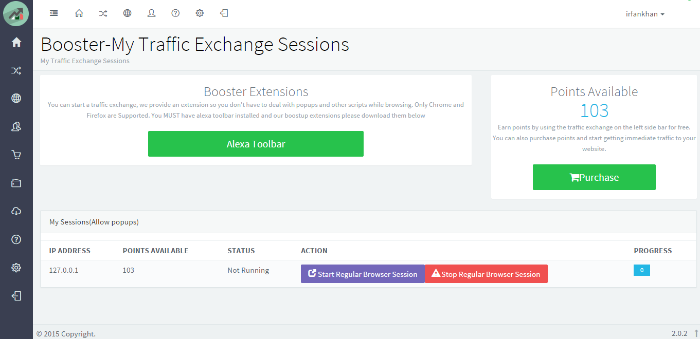 скрипт обмена трафиком - Booster Traffic Exchange System 1.0