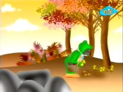 Бурый медвежонок - Осенью