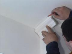 Мир Ремонта - Наклейка бордюров и багетов