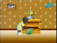 Бурый медвежонок - Собирает сумку