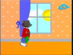 Бурый медвежонок - И его зонтик