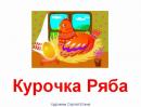 Сказки детям - Курочка Ряба