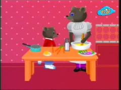 Бурый медвежонок - Очень голоден